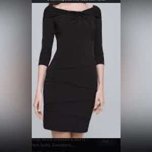 White House Black Market 14p black dress from their “slimming” collection